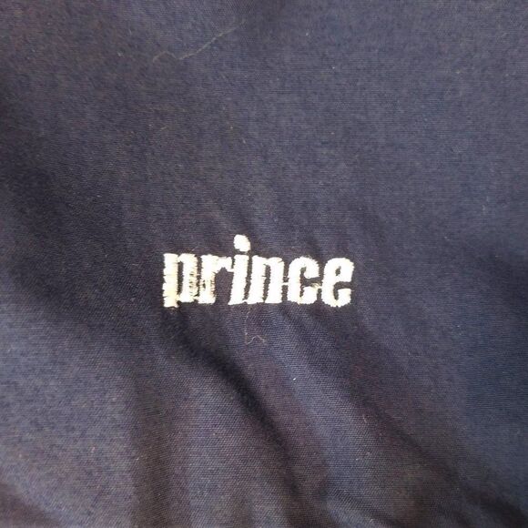 Vintage Prince Performance Track Jacket Lightweight Blue Womens Sz L - Picture 9 of 11